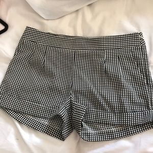 Express checkered shorts